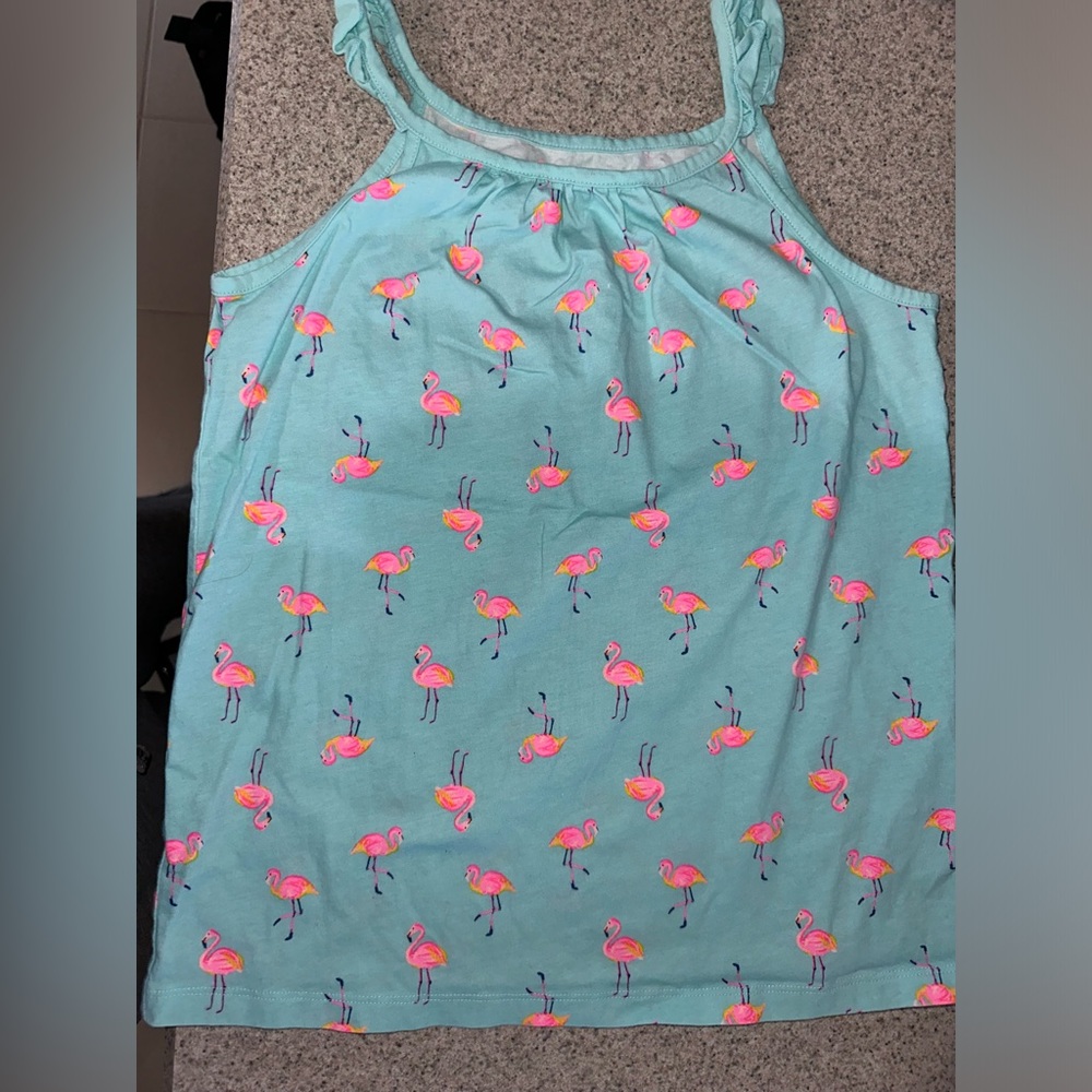 Oshkosh. Size 14 Girls Flamingo tank top